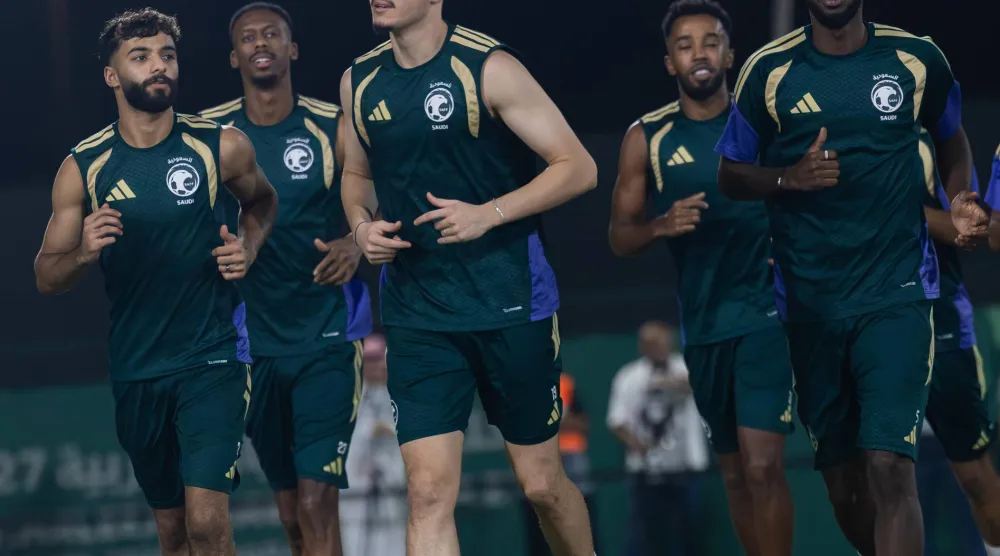 الحصة التدريبية الأخيرة قبل مواجهة الإمارات (الاتحاد السعودي)