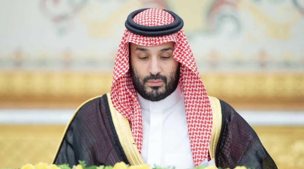 الأمير محمد بن سلمان لدى ترؤسه جلسة مجلس الوزراء في الرياض الثلاثاء (واس)
