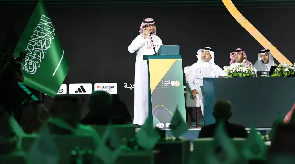 بدر الرزيزاء رئيس الاتحاد السعودي لكرة القدم (الاتحاد السعودي)