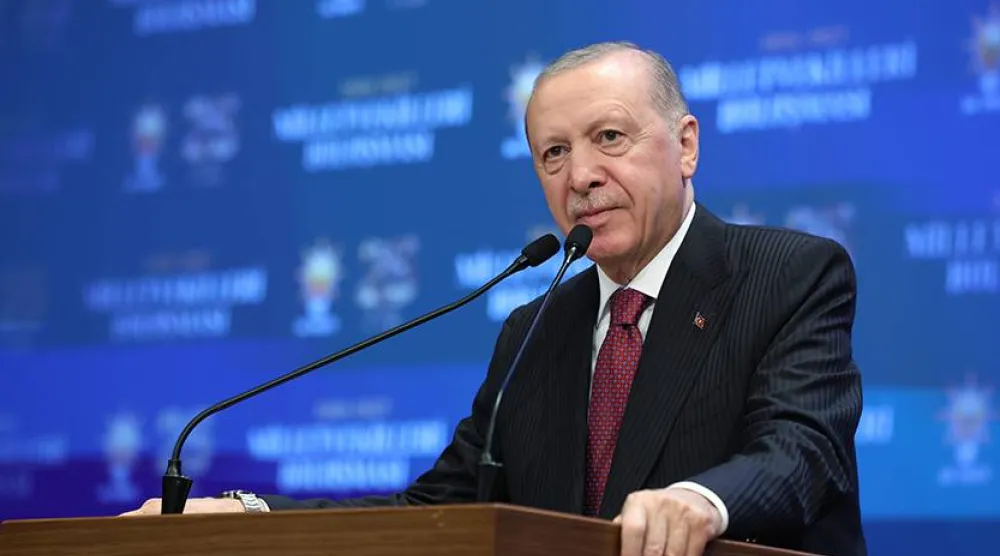 أعطى الرئيس التركي رجب طيب إردوغان مؤشراً قوياً على الترشح لرئاسة تركيا لولاية جديدة (الرئاسة التركية)