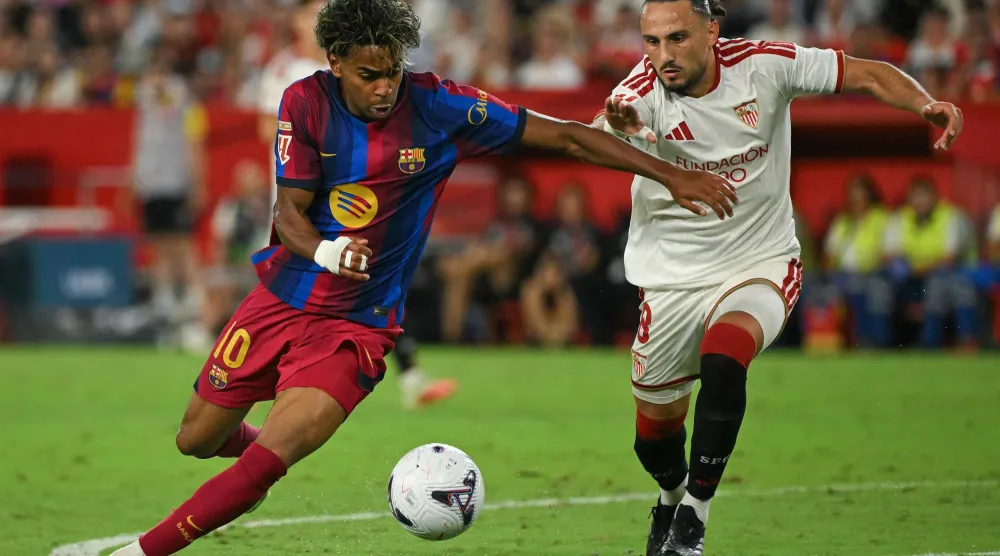 يملك برشلونة أفضلية واضحة في المواجهات الأخيرة أمام خيتافي (أ.ف.ب)
