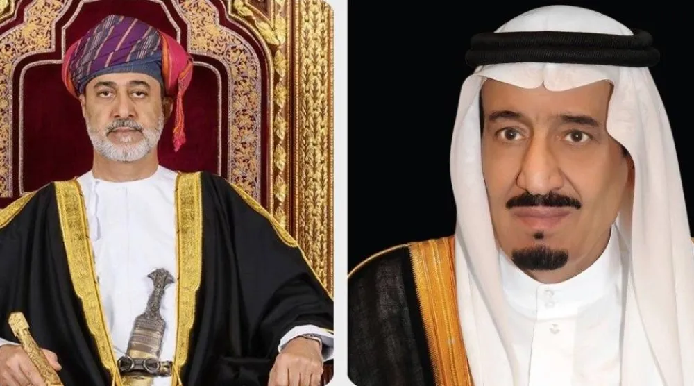 خادم الحرمين الشريفين الملك سلمان بن عبد العزيز يبعث رسالة إلى هيثم بن طارق سلطان عُمان (واس)