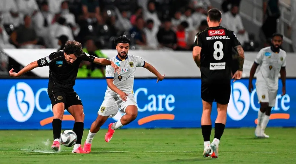 من المباراة التي جمعت الشباب والتعاون ضمن الدوري السعودي (واس)