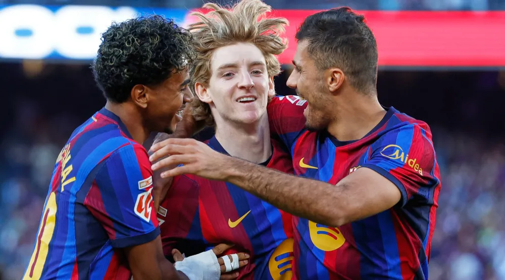 برشلونة وبايرن وآرسنال لتأكيد الانطلاقة القوية (أ.ب)