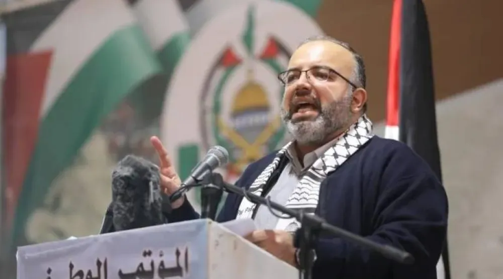 القيادي في «حماس» علي العامودي (المركز الفلسطيني للإعلام التابع لـ«حماس»)