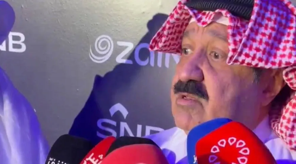 الشيخ أحمد اليوسف الصباح رئيس الاتحاد الكويتي لكرة القدم (الشرق الأوسط)