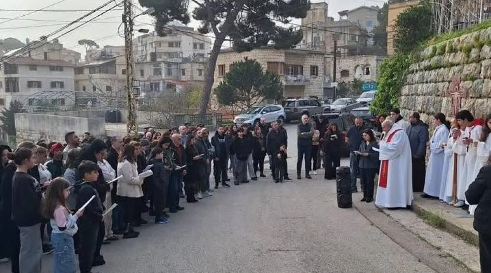 فعالية دينية سابقة في بلدة بعبدات في جبل لبنان (مواقع تواصل)