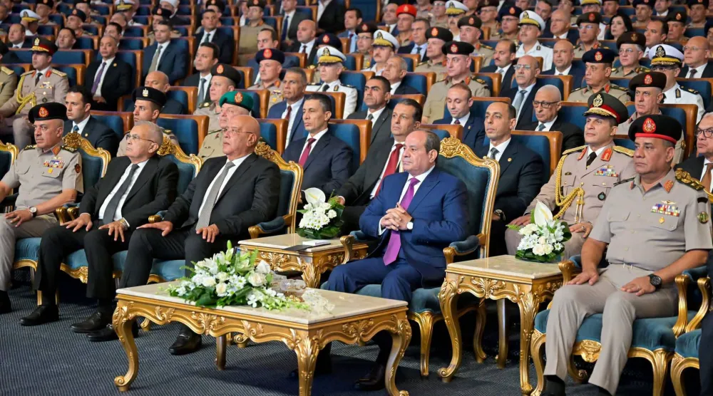 السيسي أكد أن لمصر دستوراً تمت الموافقة عليه ولن يمسه أحد (الرئاسة المصرية)
