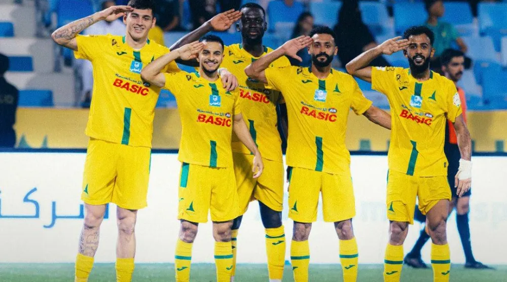 حقق الخليج انتصاراً ثميناً أمام الفيحاء (نادي الخليج)