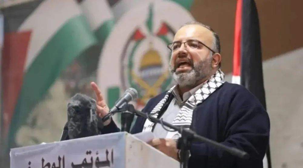 القيادي في «حماس» علي العامودي (المركز الفلسطيني للإعلام التابع لـ«حماس»)
