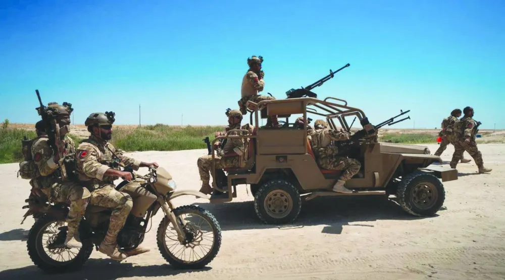دورية تابعة لـ«الحشد الشعبي» العراقي (موقع الحشد الشعبي)