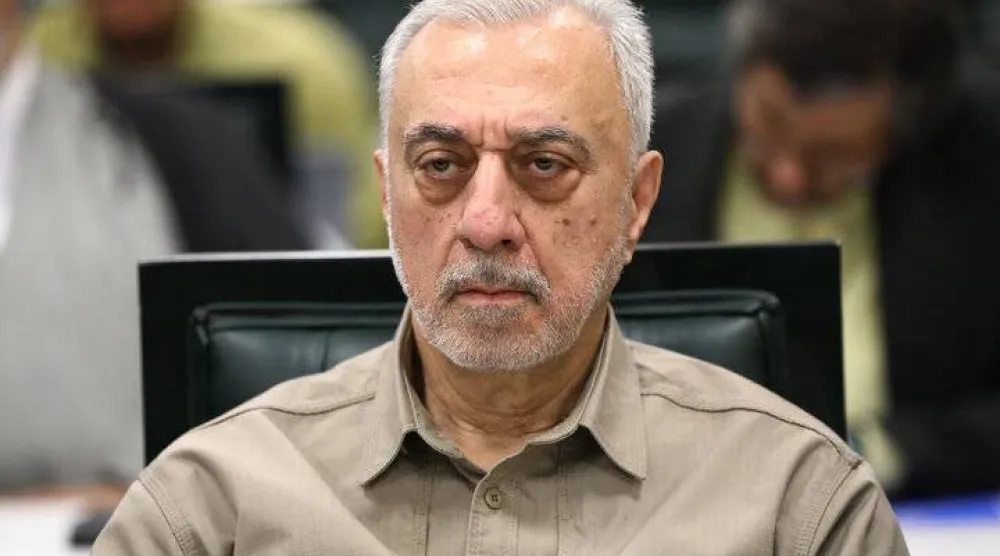 مهرداد أخلاقي خلال مثوله أمام جلسة افتراضية للمشرعين (البرلمان الإيراني)