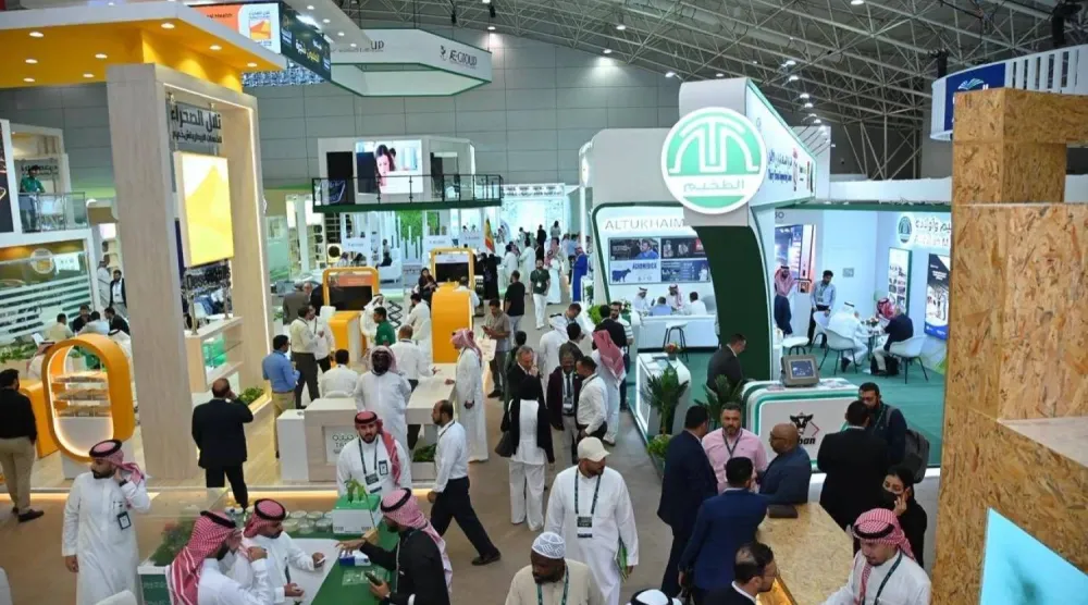 جانب من حضور المعرض الزراعي السعودي 2025 (الشرق الأوسط)
