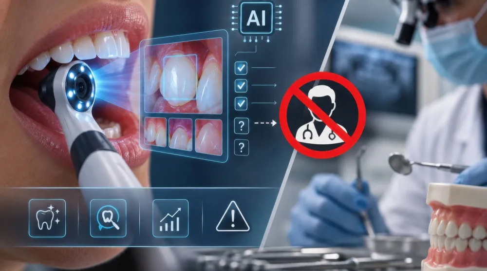 فرشاة الأسنان للمراقبة والوقاية المنزلية