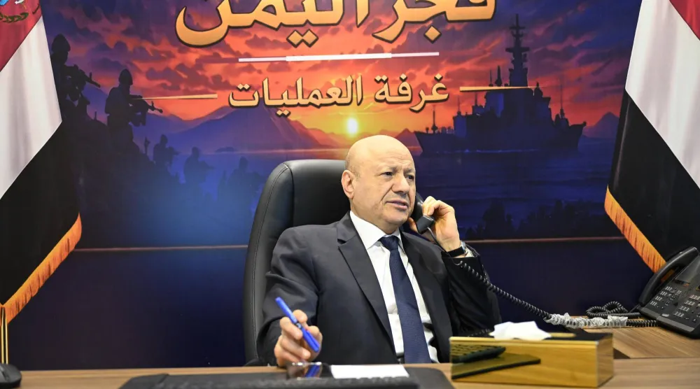 رئيس مجلس القيادة الرئاسي اليمني رشاد العليمي (سبأ)