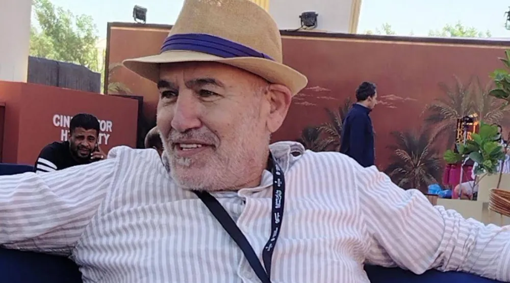 رشيد مشهراوي في مهرجان الجونة السينمائي (الشرق الأوسط)