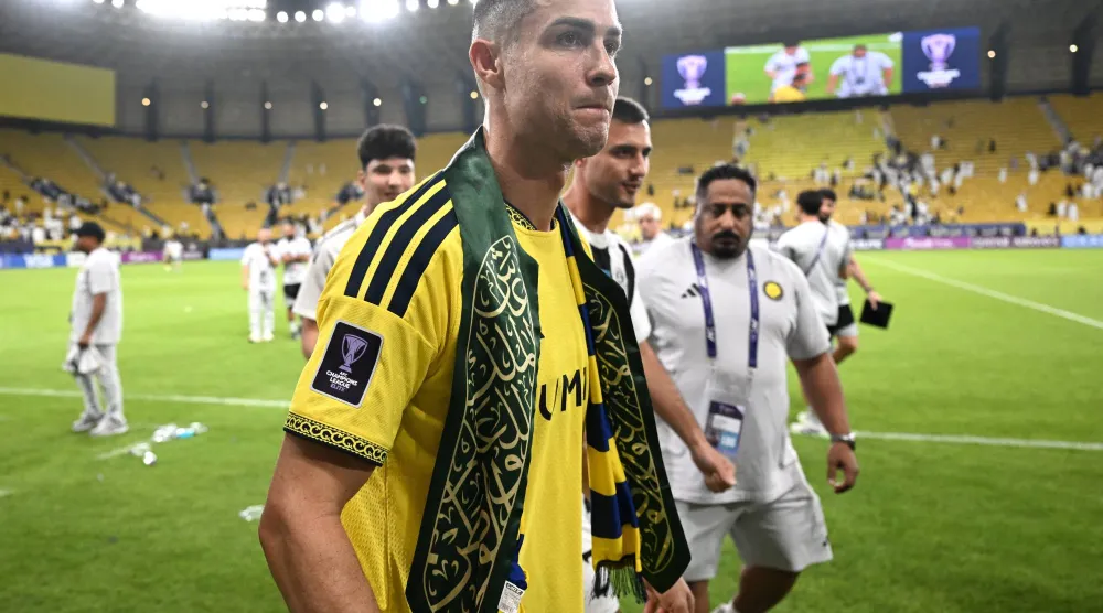 كريستيانو رونالدو قائد نادي النصر ومنتخب البرتغال (رويترز)