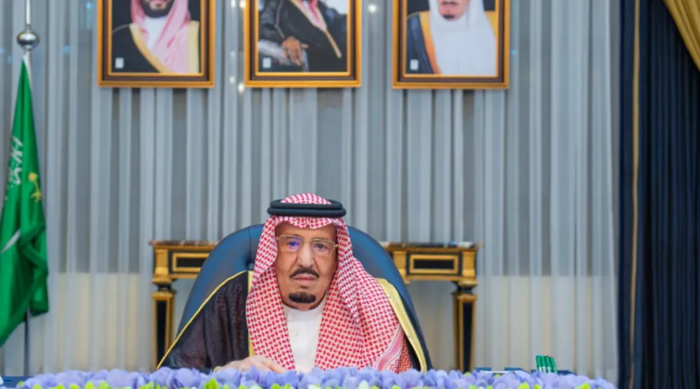 Custodian of the Two Holy Mosques King Salman bin Abdulaziz Al Saud chaired the Cabinet session held on Tuesday in Riyadh - SPA