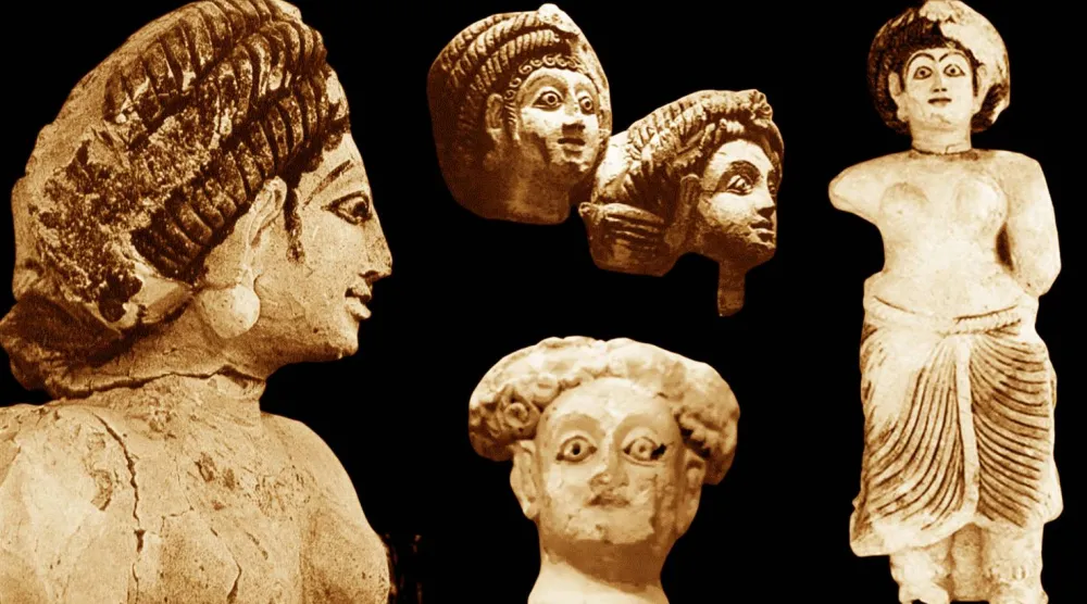 مجسمات أنثوية أموية من بوادي الشام