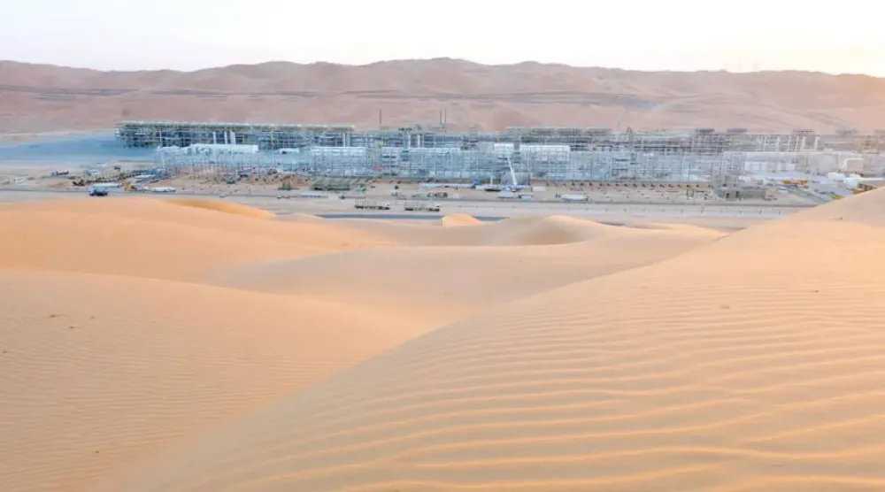Suudi Aramco’ya ait Şeybe Petrol Sahası (Şarku’l Avsat)