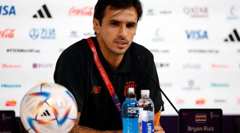 Soccer Football - FIFA World Cup Qatar 2022 - Costa Rica Press Conference - Main Media Center, Doha, Qatar - November 22, 2022 Costa Rica's Bryan Ruiz during a press conference REUTERS/John Sibley/File Photo