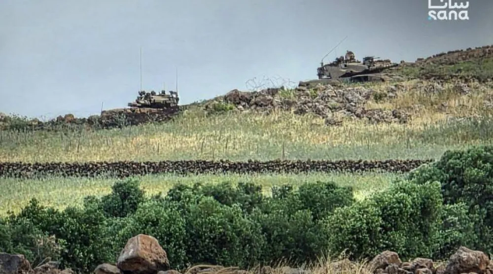 توغل قوات الاحتلال الإسرائيلي في القنيطرة (أرشيفية - سانا)