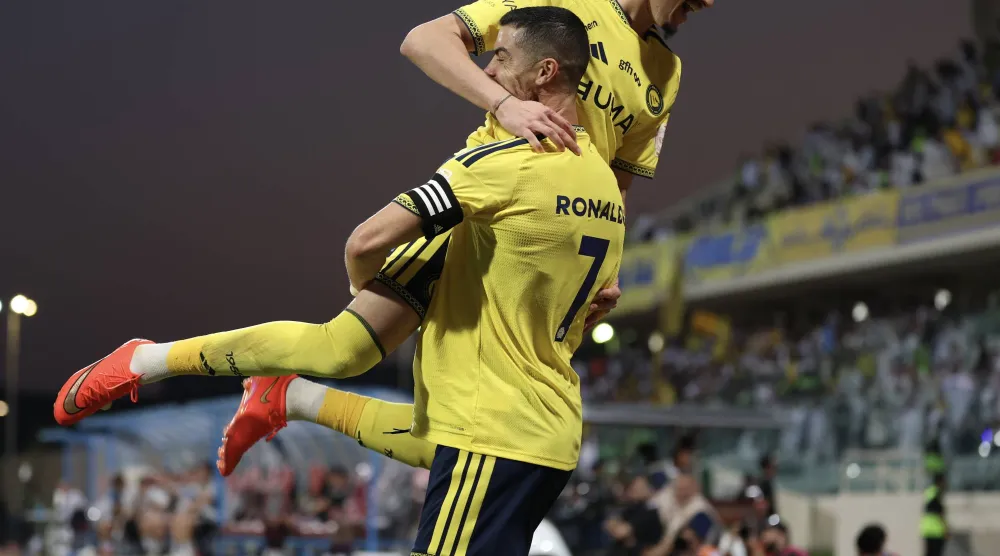رونالدو استعاد تألقه مع «النصر» (تصوير: عبد العزيز النومان)
