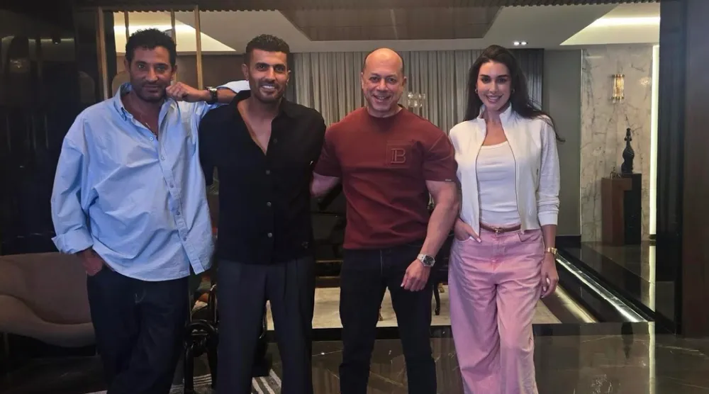 مسلسل «تمكين» يجمع ياسمين صبري ومحمد سامي وعمرو سعد (حساب عمرو سعد على «فيسبوك»)