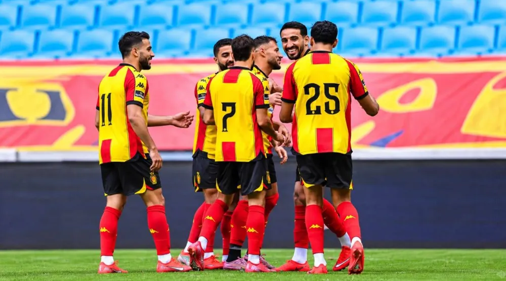 فرحة لاعبي الترجي بالفوز على السويحلي (نادي الترجي)