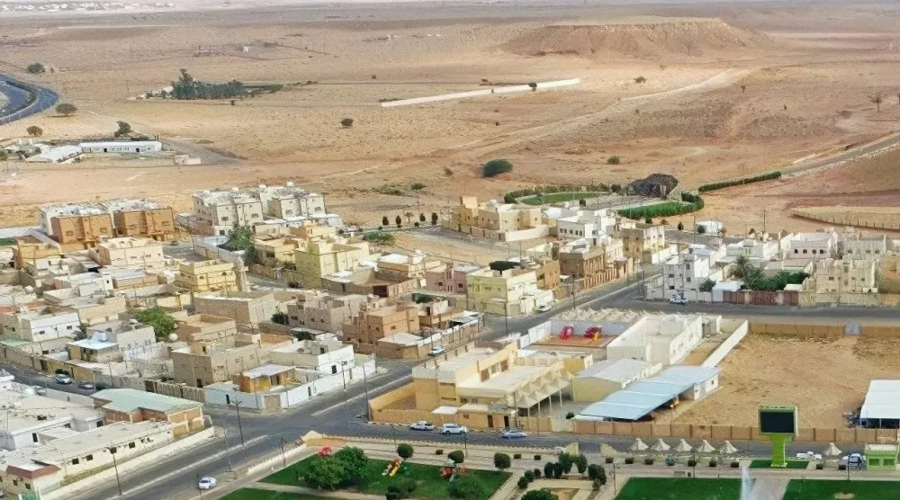 صورة جوية تظهر بعض الأراضي غير المستغلة داخل النطاق العمراني (واس)