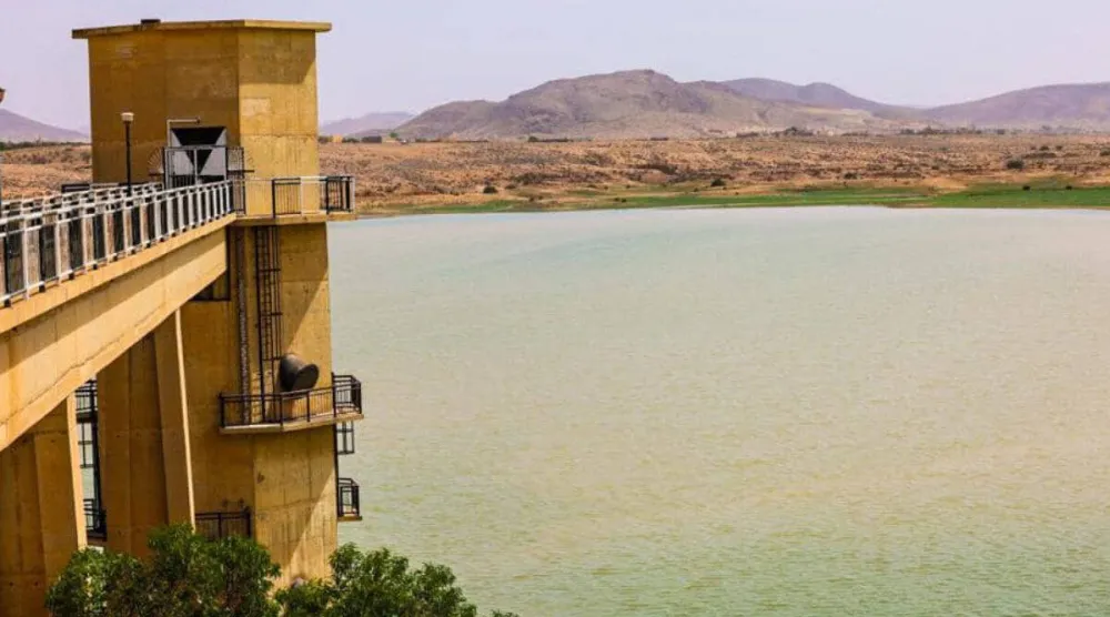 صورة أرشيفية نشرتها «وكالة الأنباء الليبية» لأحد السدود