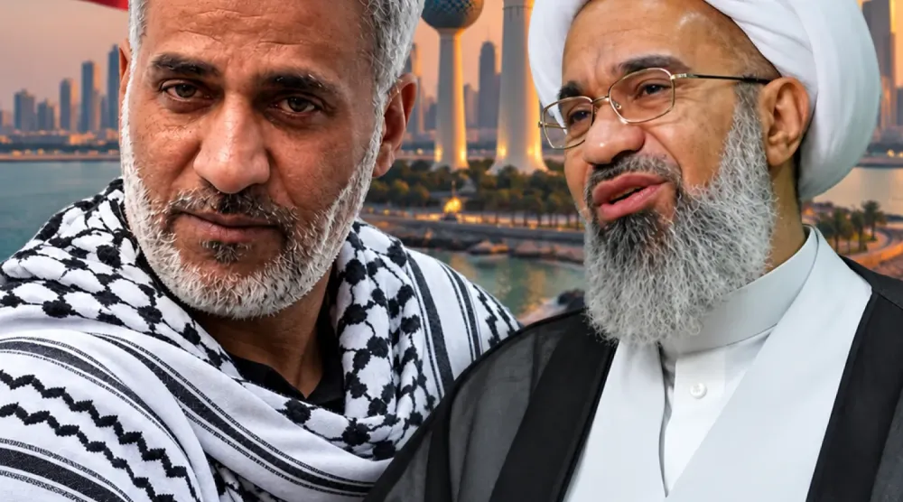 Sanıklardan ikisi: Şeyh Hüseyin Abdullah el-Matuk ve Hasan Abdülhadi Haciyye. (Şarku’l Avsat)