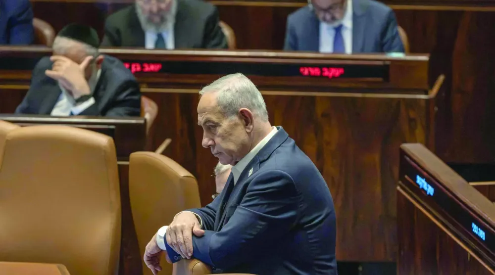 İsrail Başbakanı Binyamin Netanyahu, Temmuz 2026’da Kudüs’te düzenlenen bir Knesset (İsrail Parlamentosu) oturumunda. (Arşiv– AFP)