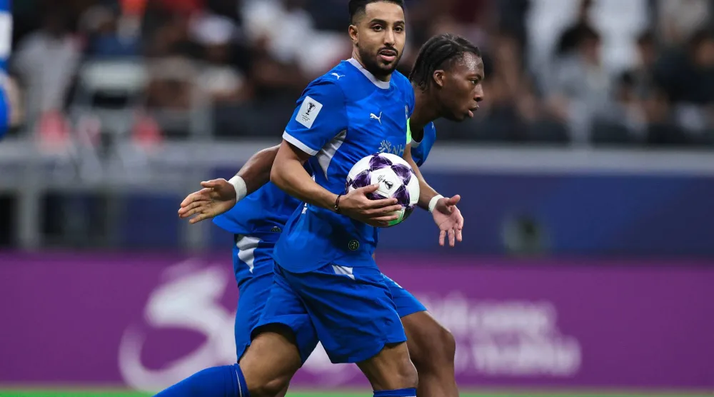 سالم الدوسري، قائد الهلال السعودي (تصوير: سعد العنزي) 