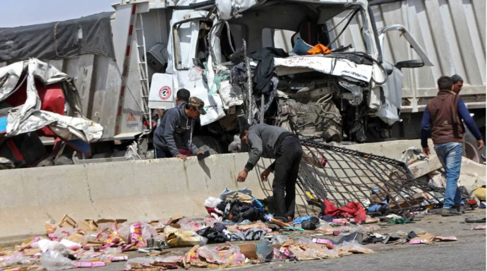جانب من حادث سابق في مصر (أرشيفية - أ.ف.ب)