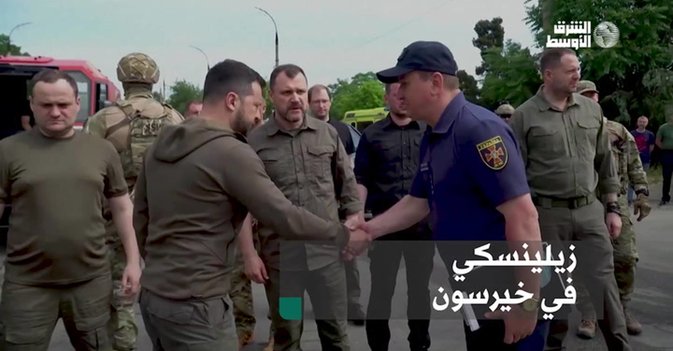 زيلينسكي في خيرسون
