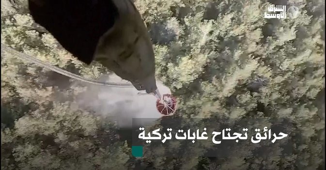 حرائق تجتاح غابات تركية