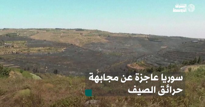 سوريا عاجزة عن مجابهة حرائق الصيف