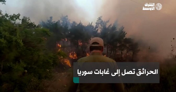 الحرائق تصل إلى غابات سوريا