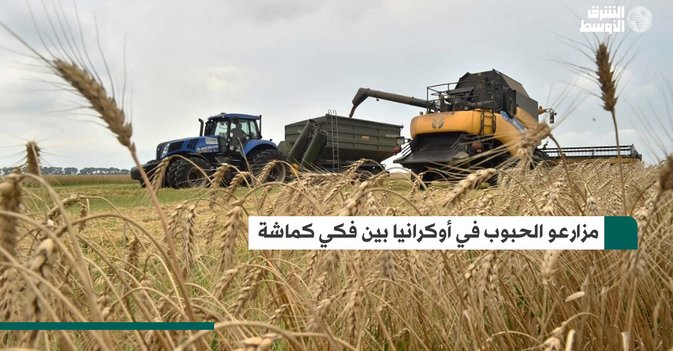 مزارعو الحبوب في أوكرانيا بين فكّي كماشة