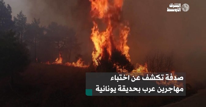 صدفة تكشف عن اختباء مهاجرين عرب بحديقة يونانية