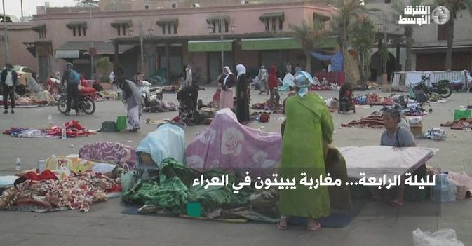 لليلة الرابعة... مغاربة يبيتون في العراء