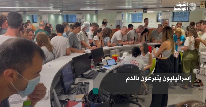 إسرائيليون يتبرعون بالدم