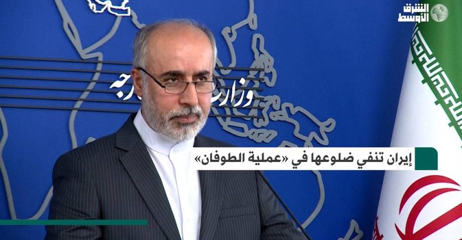 إيران تنفي ضلوعها في «عملية الطوفان»