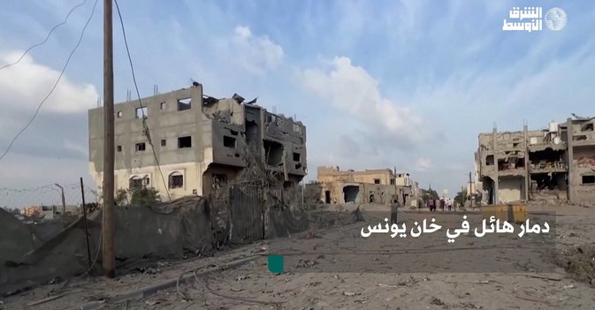 دمار هائل في خان يونس