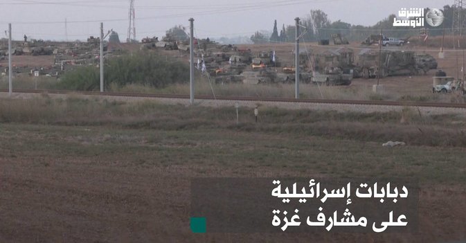 دبابات إسرائيلية على مشارف غزة
