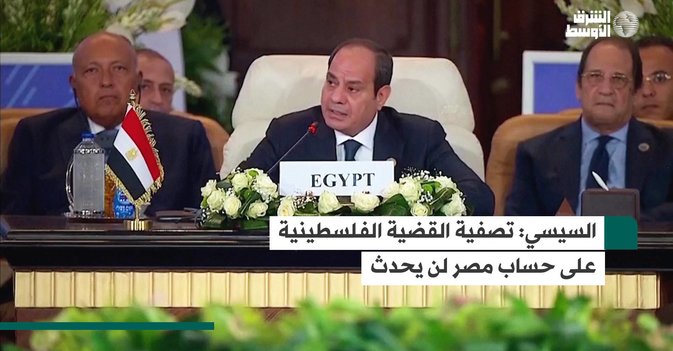 السيسي: تصفية القضية الفلسطينية على حساب مصر لن تحدث
