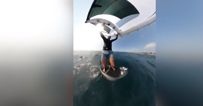 Avustralyalı sörfçü, balinayla çarpıştı