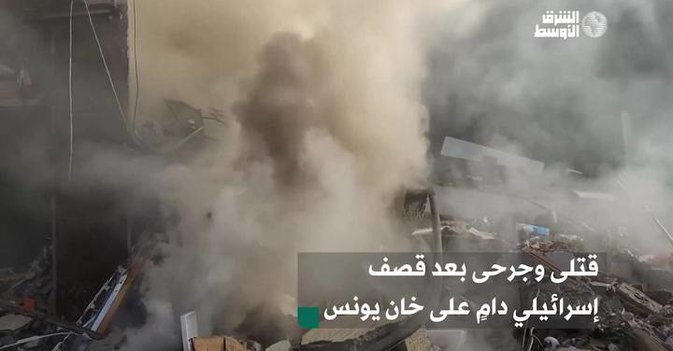 قتلى وجرحي بعد قصف إسرائيلي دامٍ على خان يونس