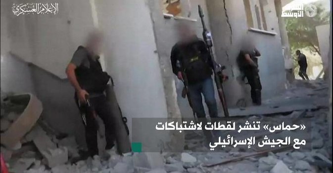 «حماس» تنشر لقطات لاشتباكات مع الجيش الإسرائيلي